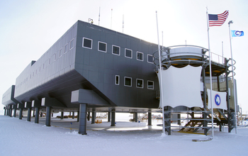 The National Science Foundation's Amundsen-Scott South Pole Station.